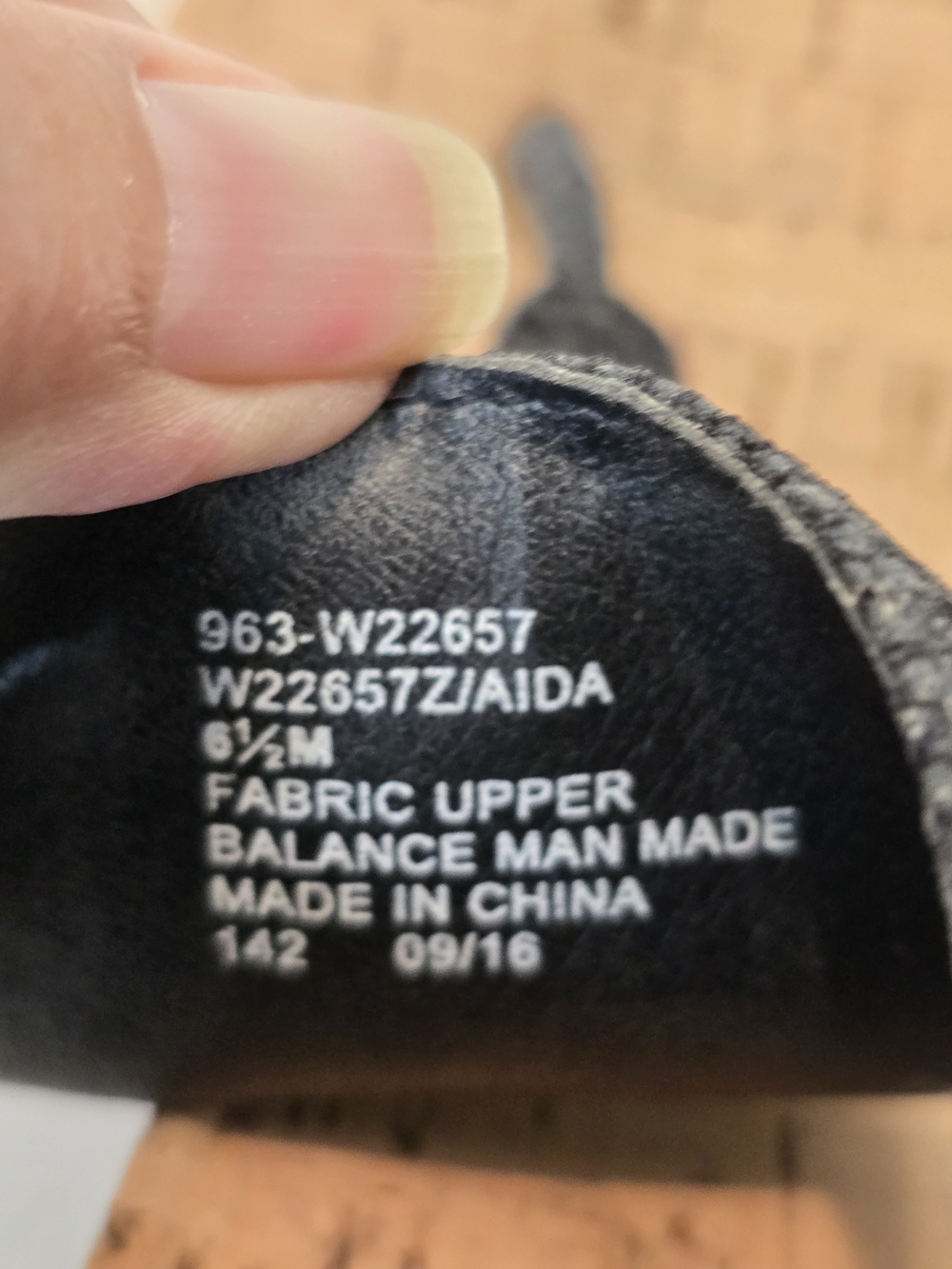 White Mountain Aida Black Cork Wedge Thong Sandals - Picture 5 of 5
